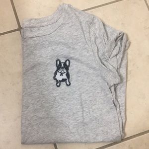 LOFT French Bulldog T-shirt